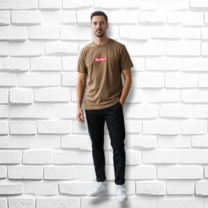 🔥 SUPREME Box Logo Tee - Brown/Tan Colorway - Size M 🔥